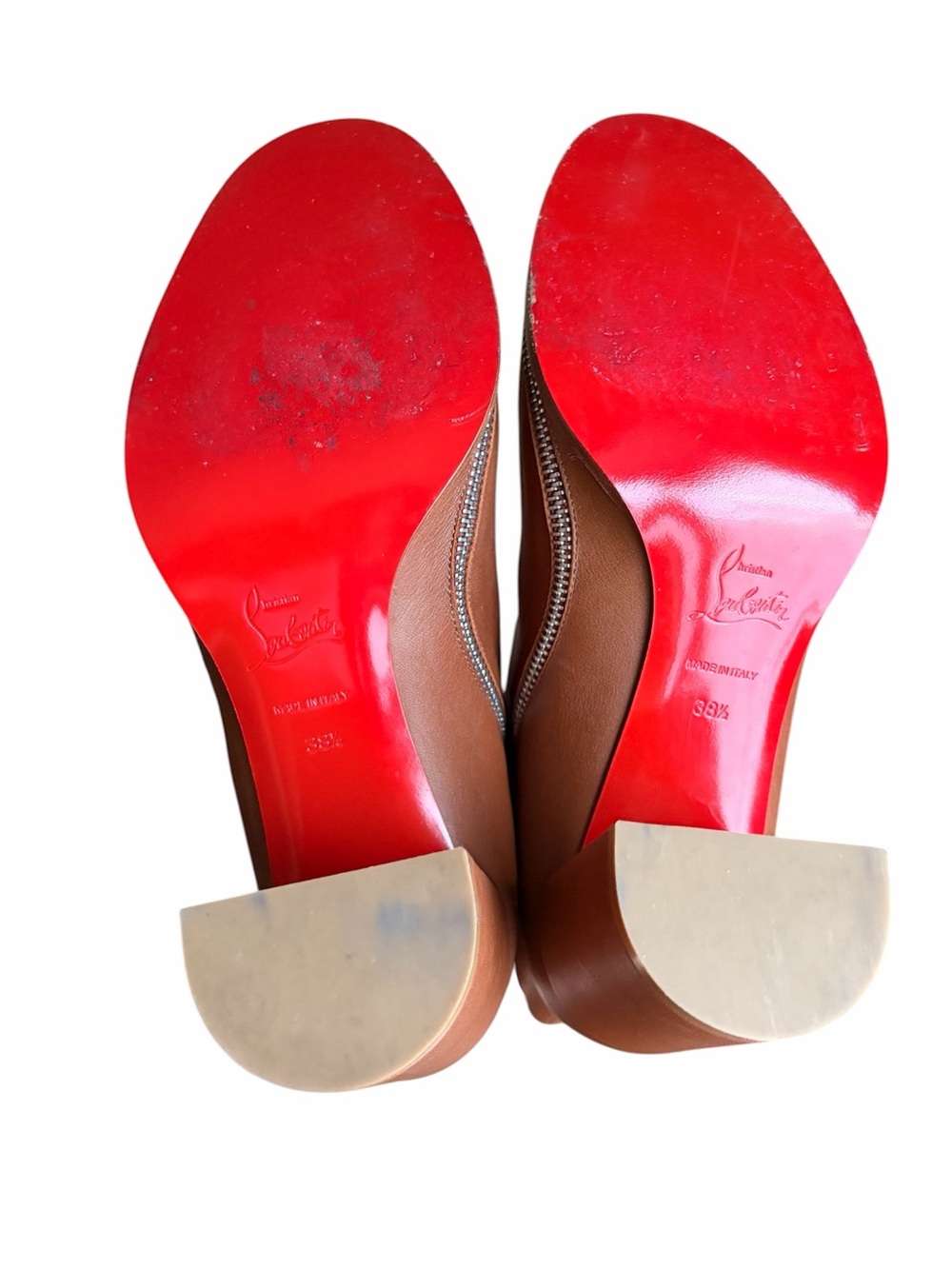 Christian Louboutin CL zip leather boots RETAIL 1,495 - Picture 8 of 11